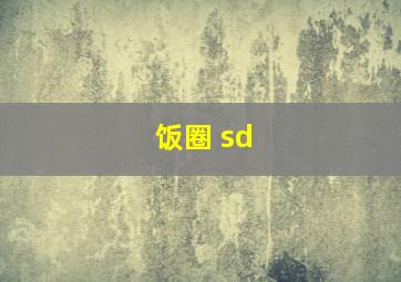 饭圈 sd